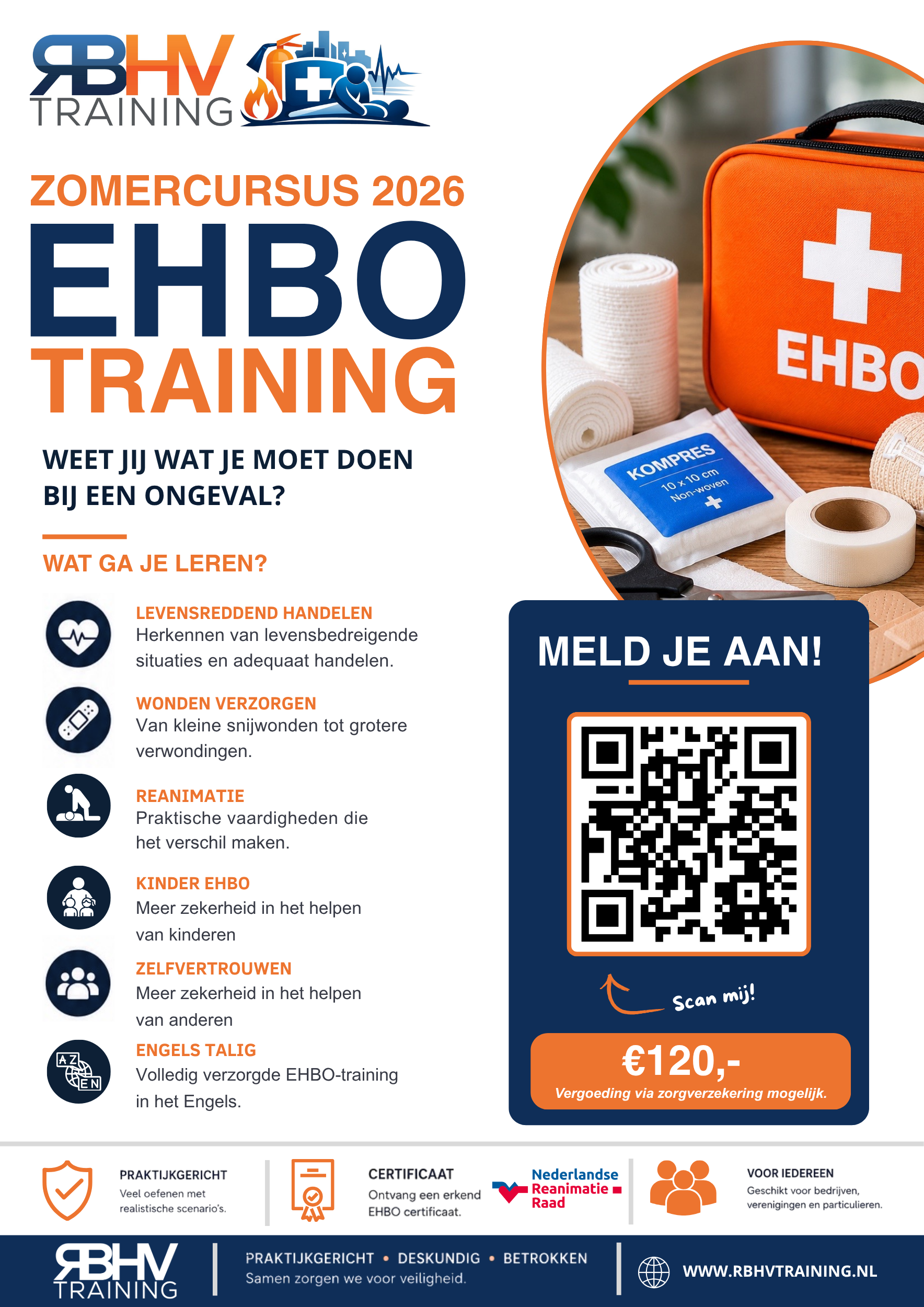 EHBO Flyer – Klik voor de agenda