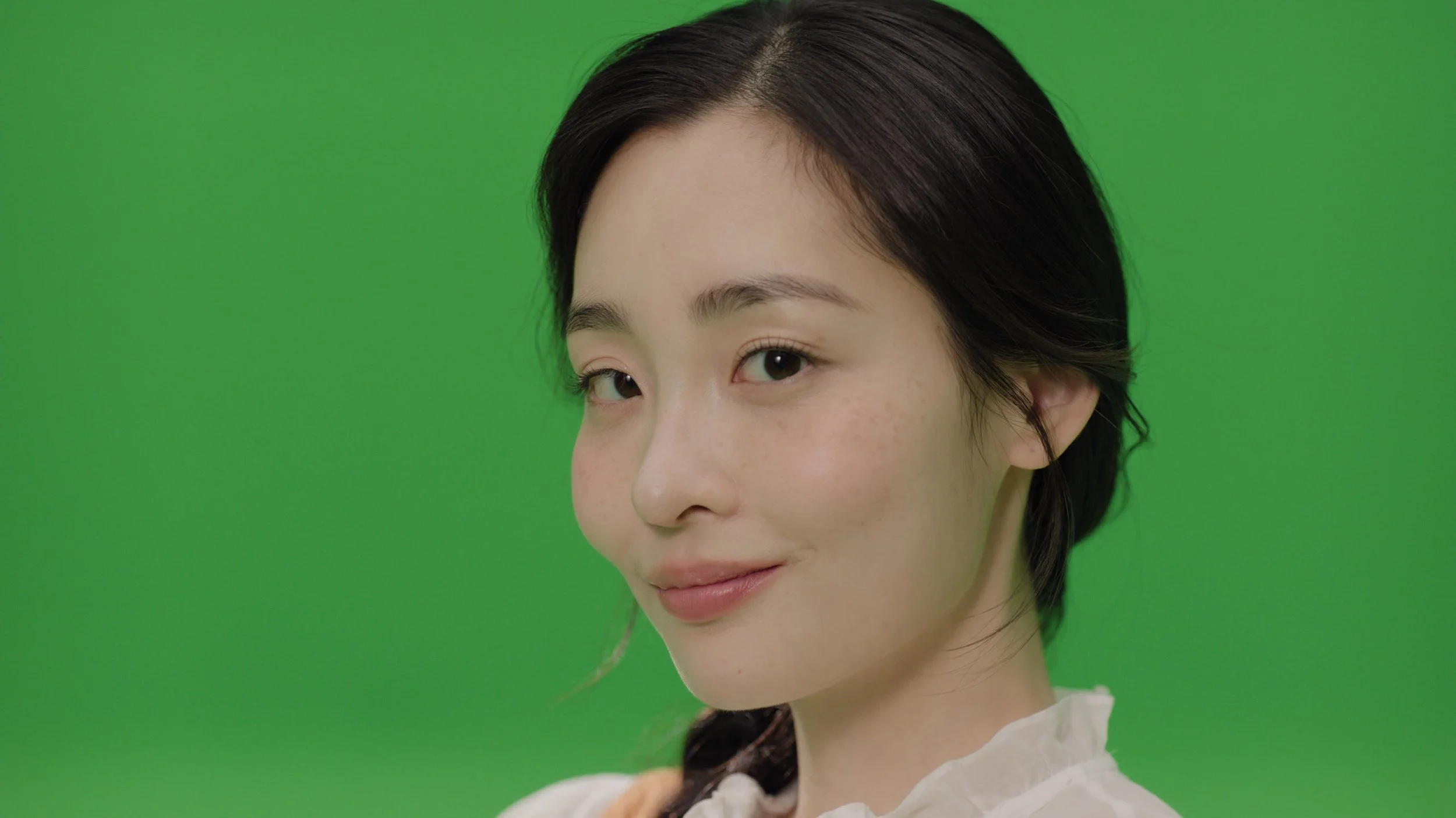 메몰이소녀 촬영 현장의 김민하