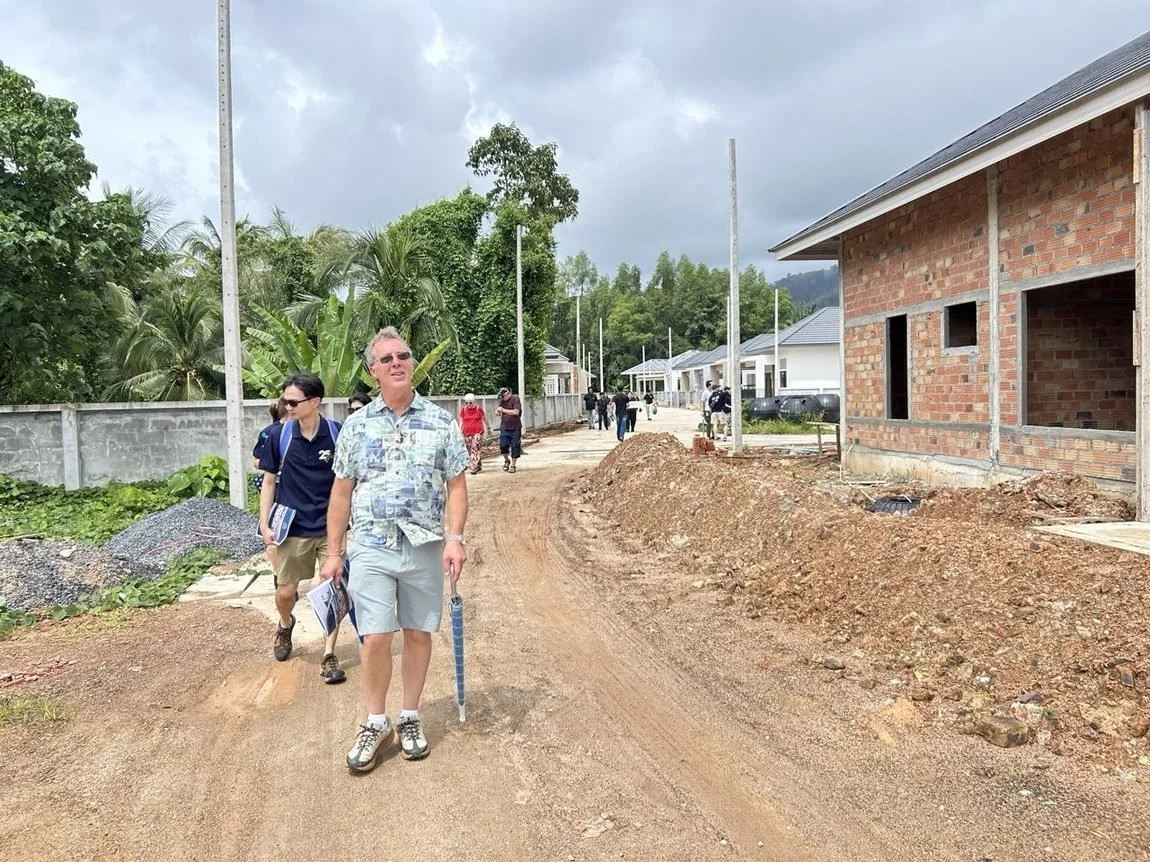 Walking the grounds of the Goshen Lake Project