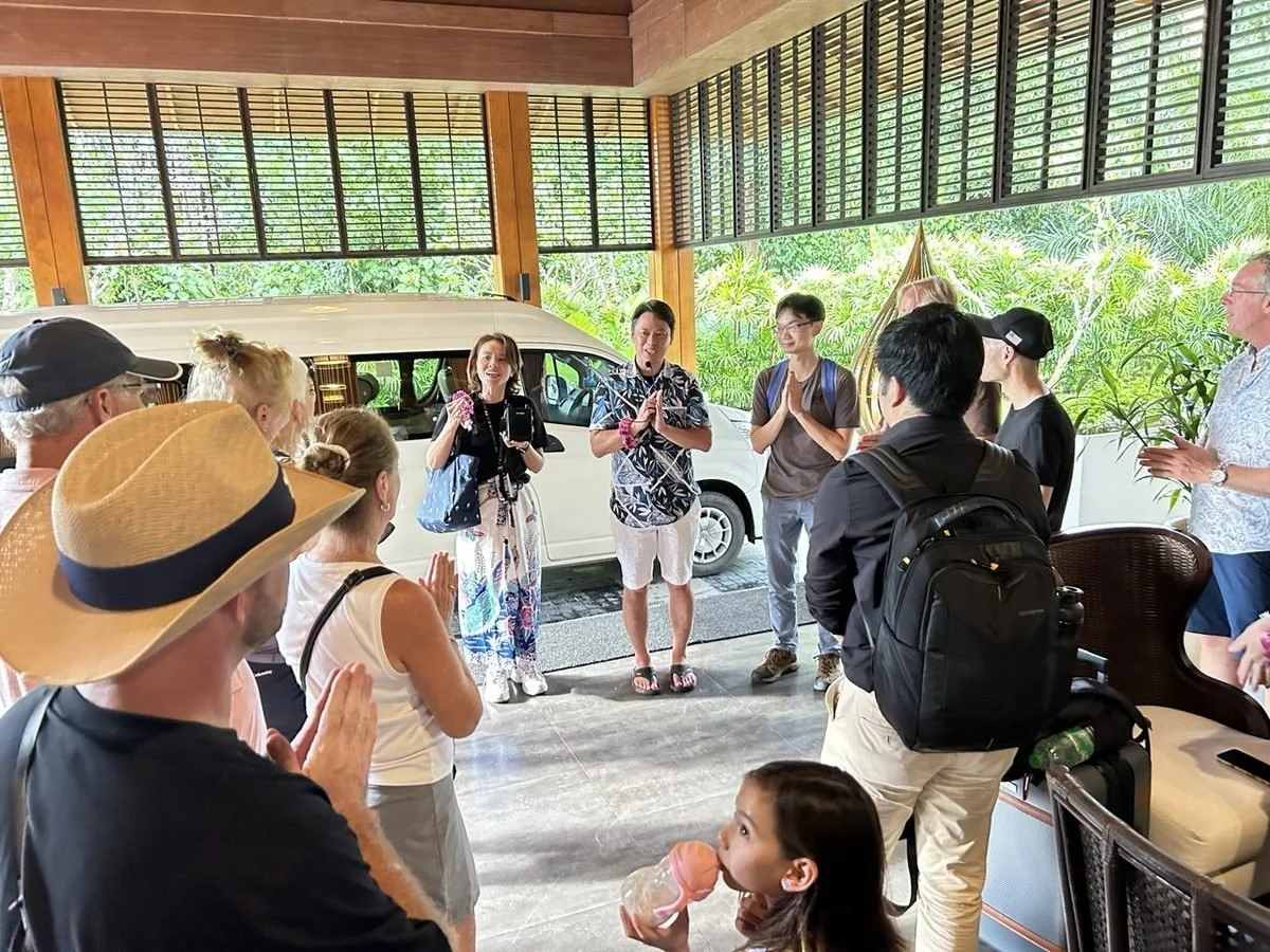 Arrival & welcome — the group gathers in Phuket