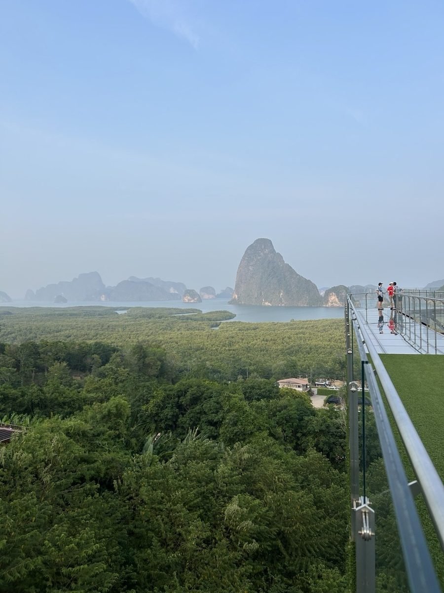 Samet Nangshe — the glass Skywalk over Phang Nga Bay