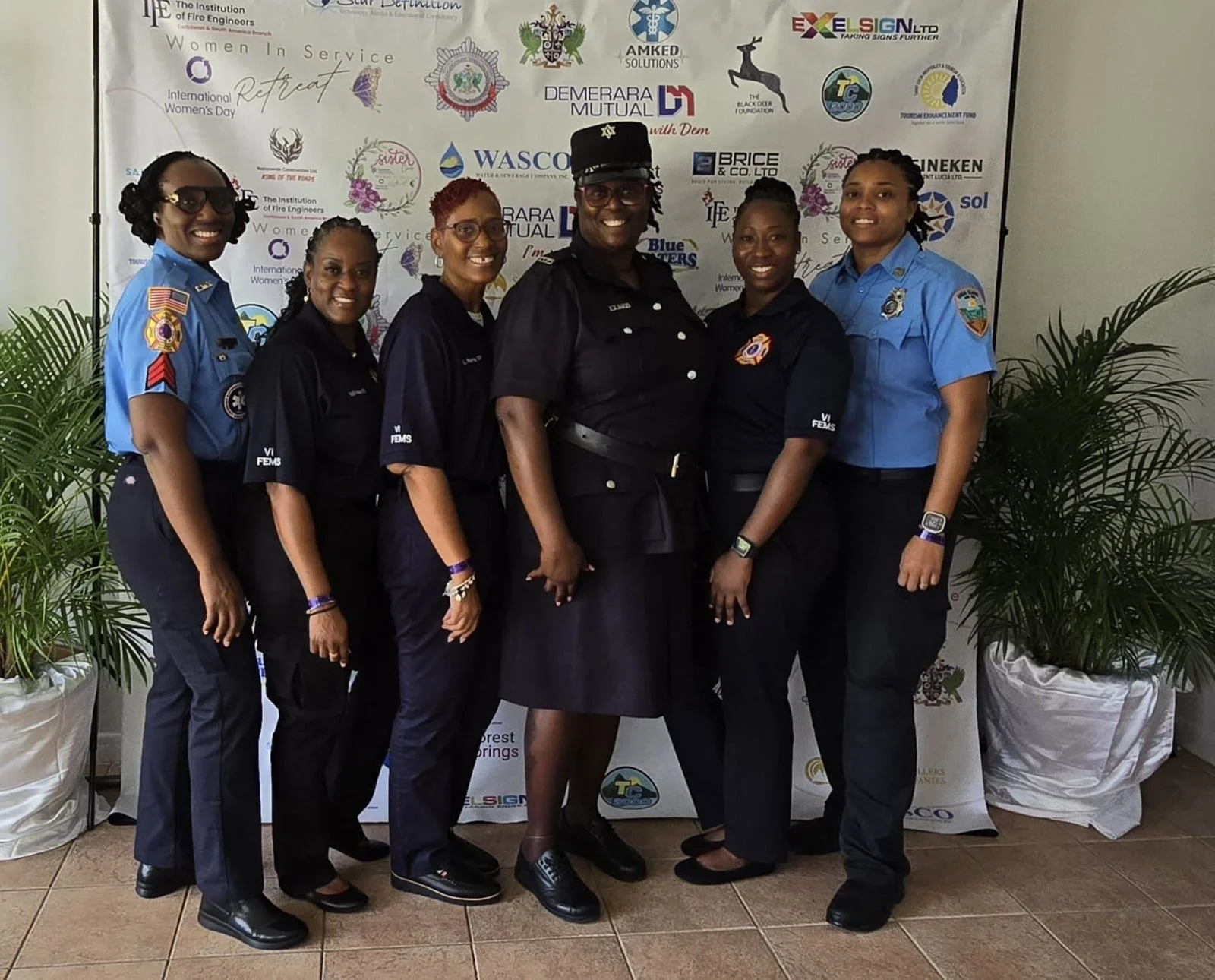 IFECASA Women in uniform at Women in Service Retreat