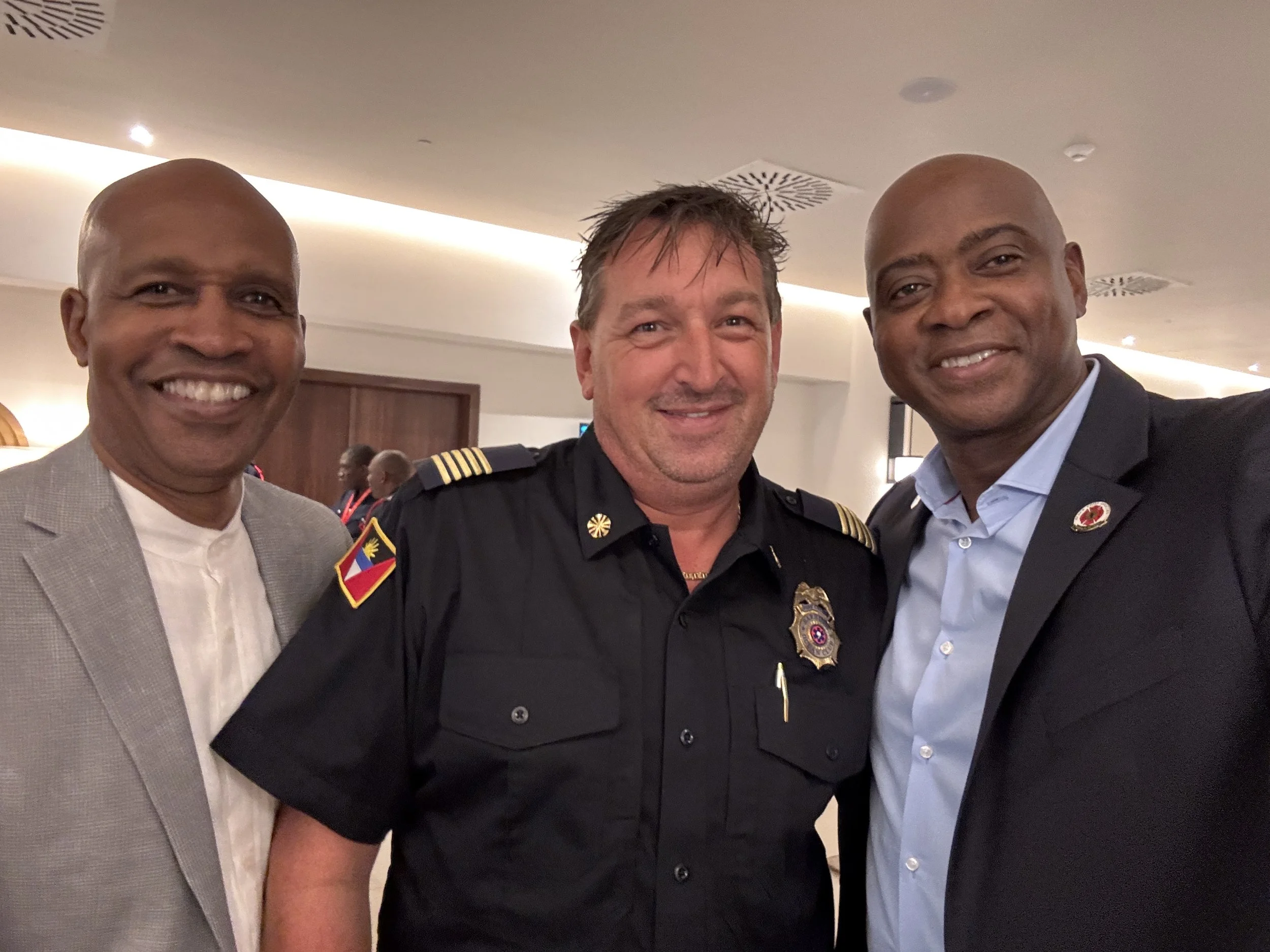 EMS Facilitators — Dr. Winston Warren, Chief Lee Sagert, Dr. Hezedean Smith