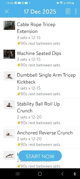 Pure Body Strength App screenshot 5