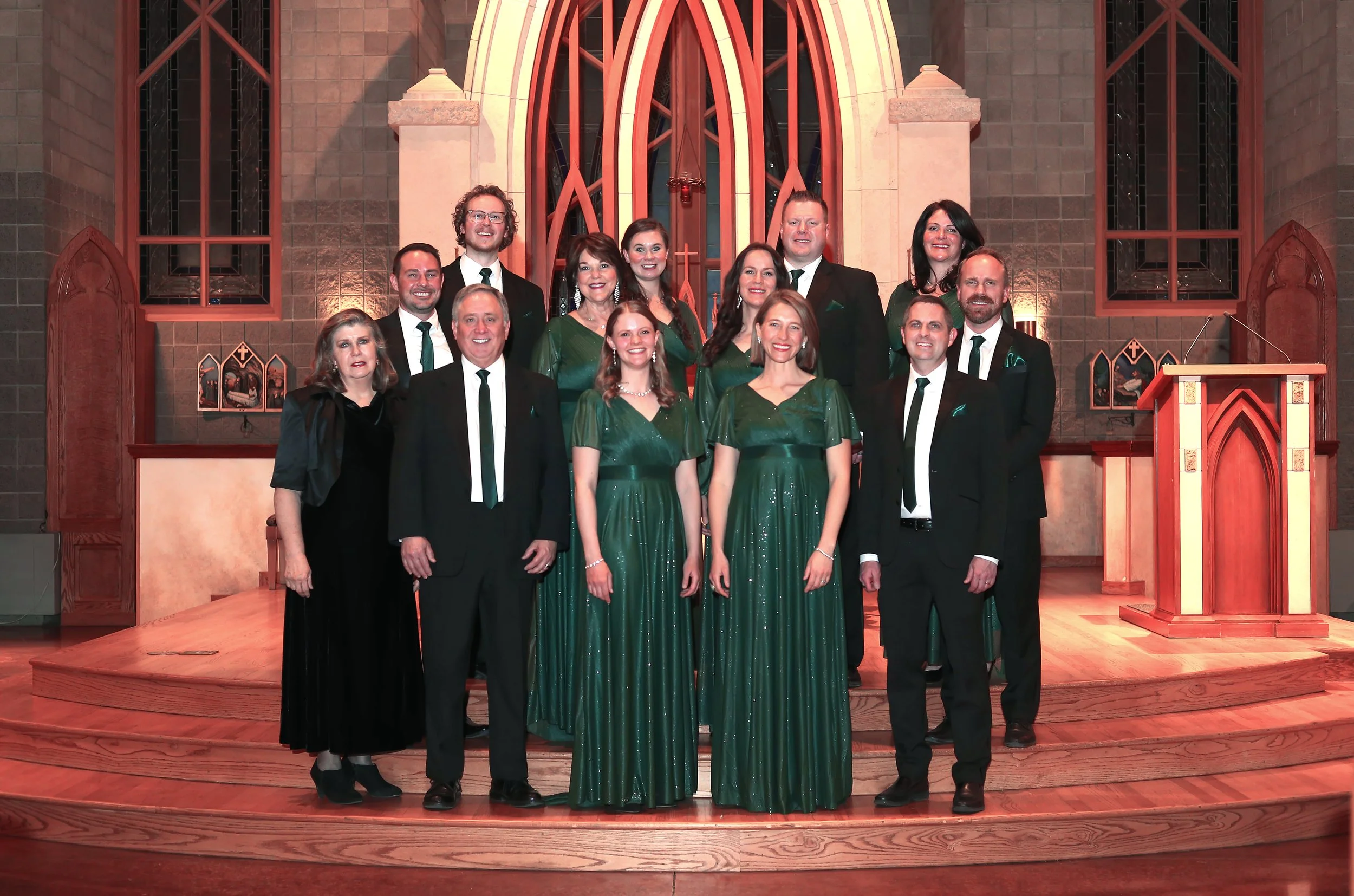 Wasatch Camerata singers performing together