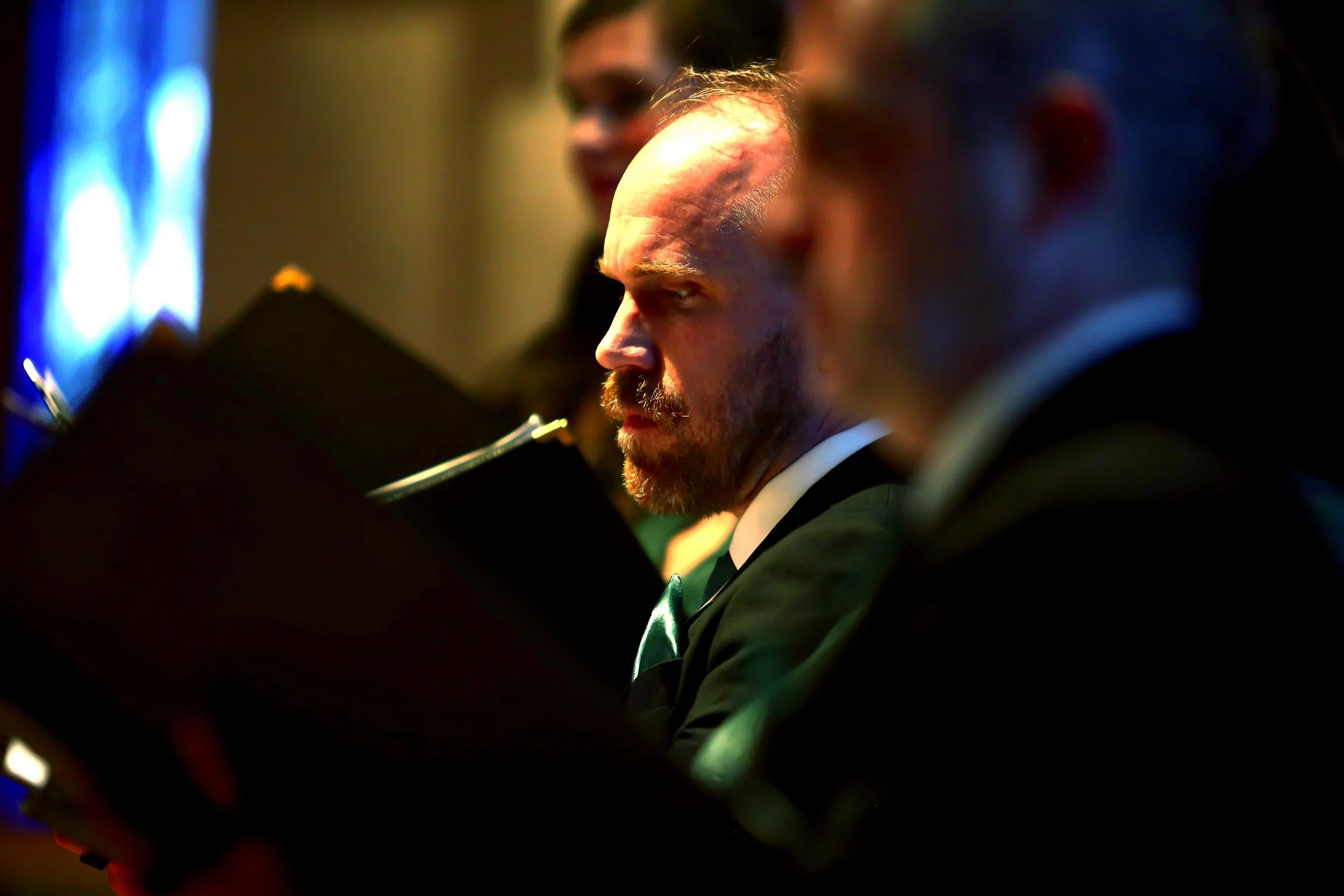 A Wasatch Camerata singer