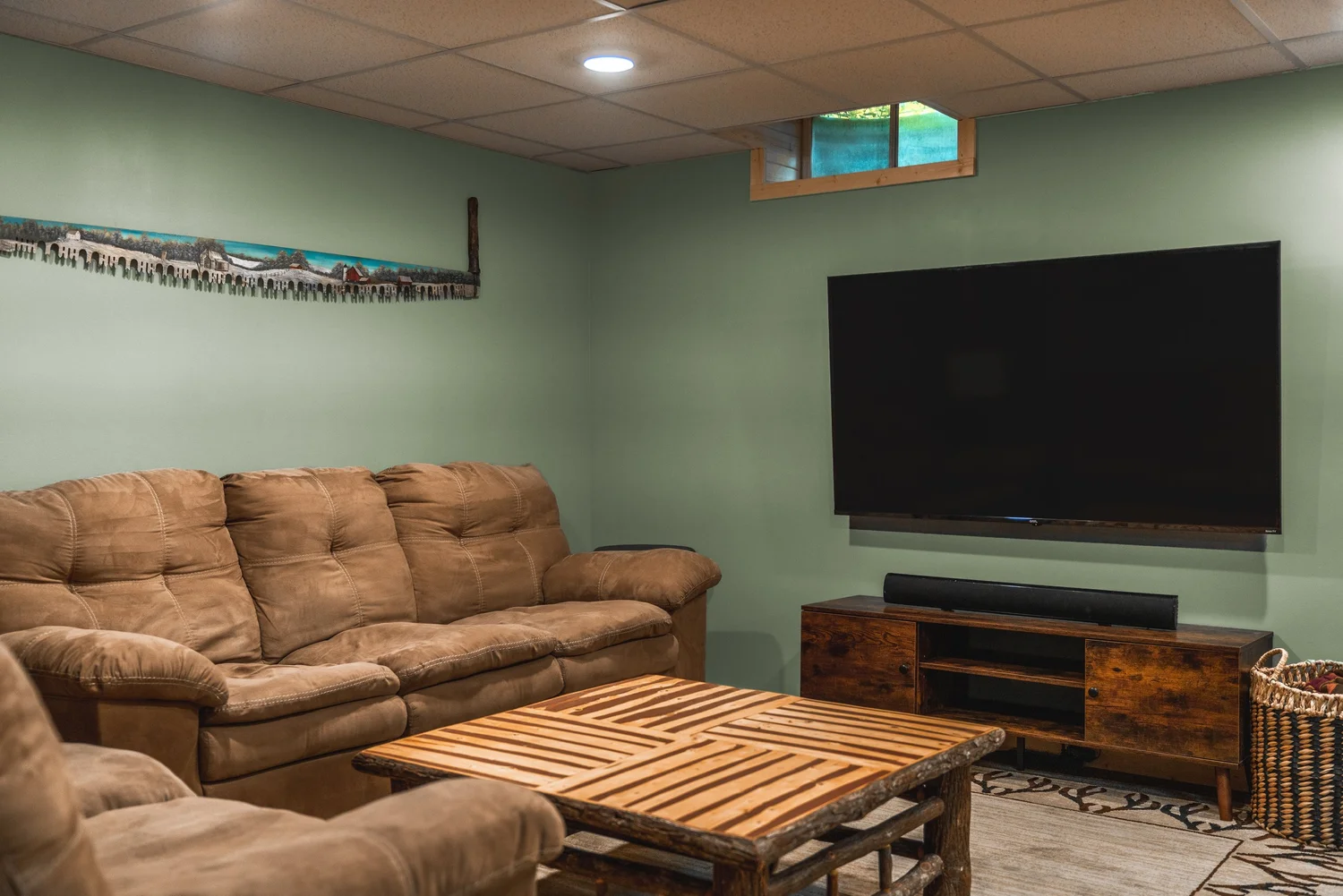 Basement & Bunk Room at Nick Lake Lodge