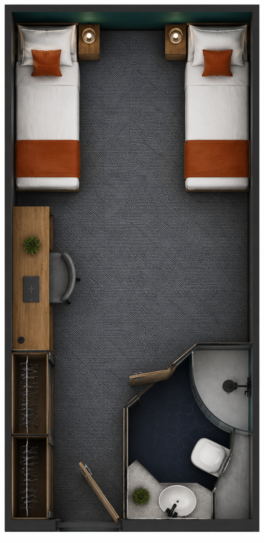 Adventurer Odyssey Single Cabin layout
