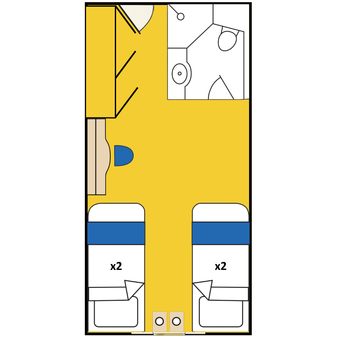 Discovery Quad Cabin layout