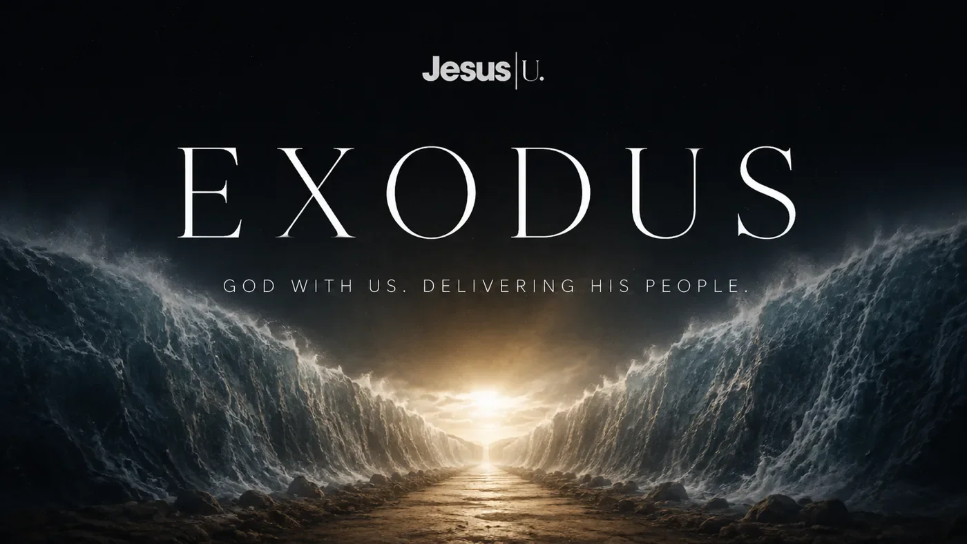 Exodus course art: a path between parted waters