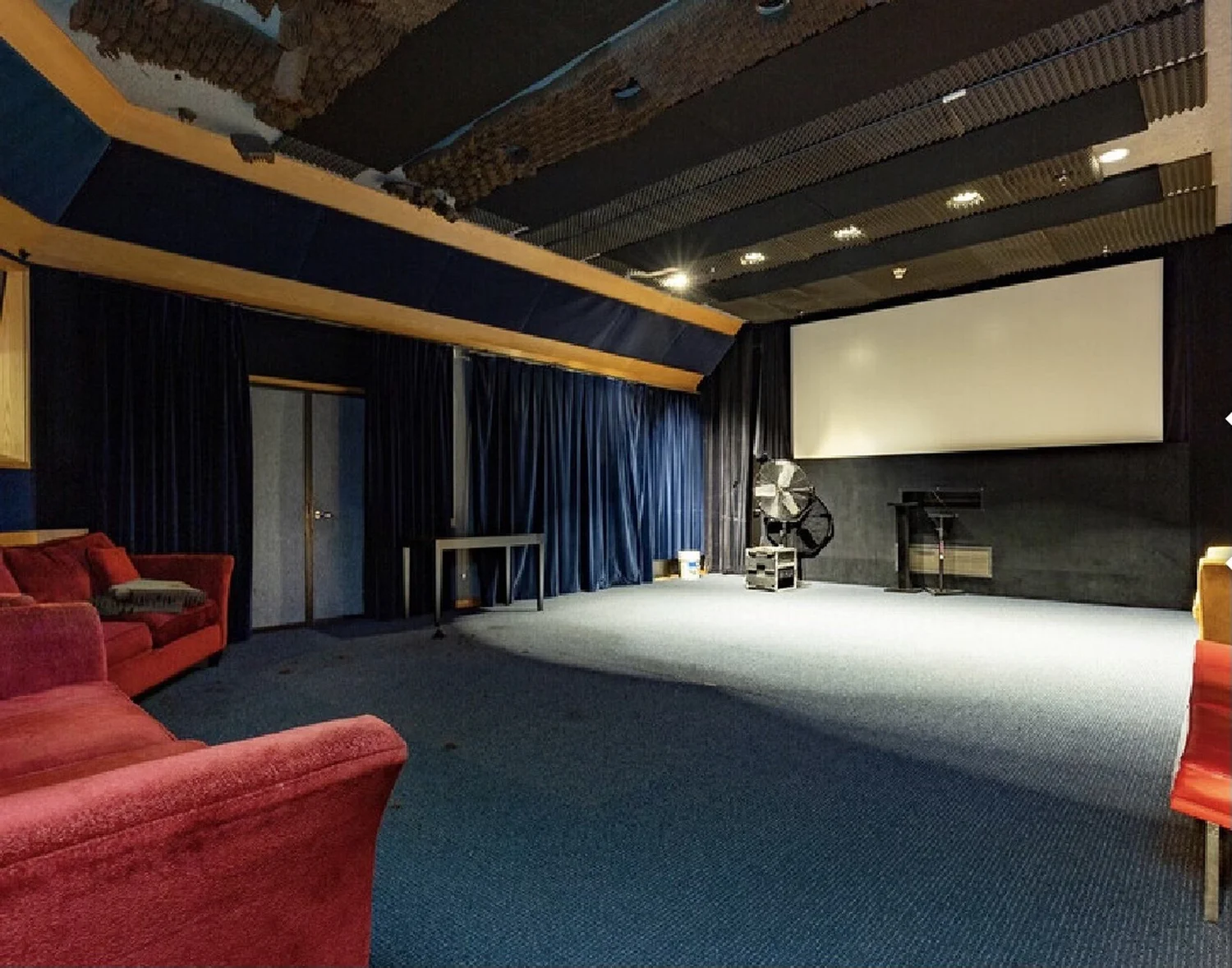 Sound stage or production facility photograph.