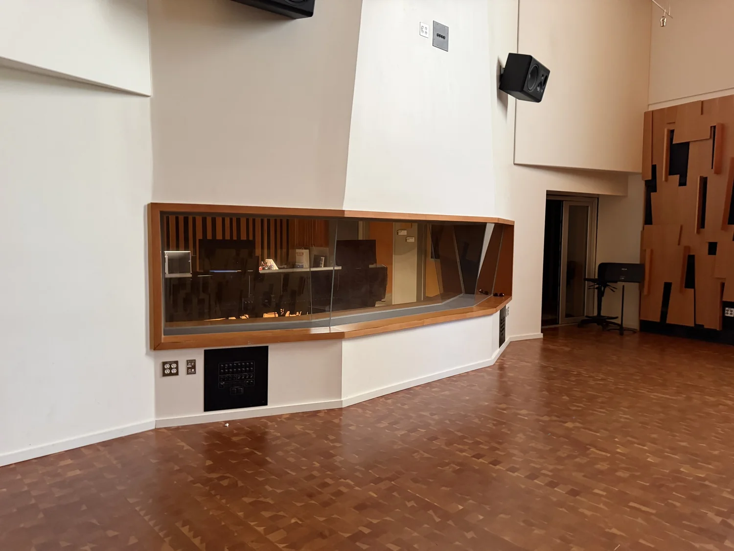 Professional recording or post-production facility photograph.