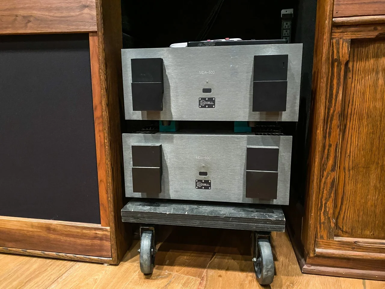 Professional recording or post-production facility photograph.