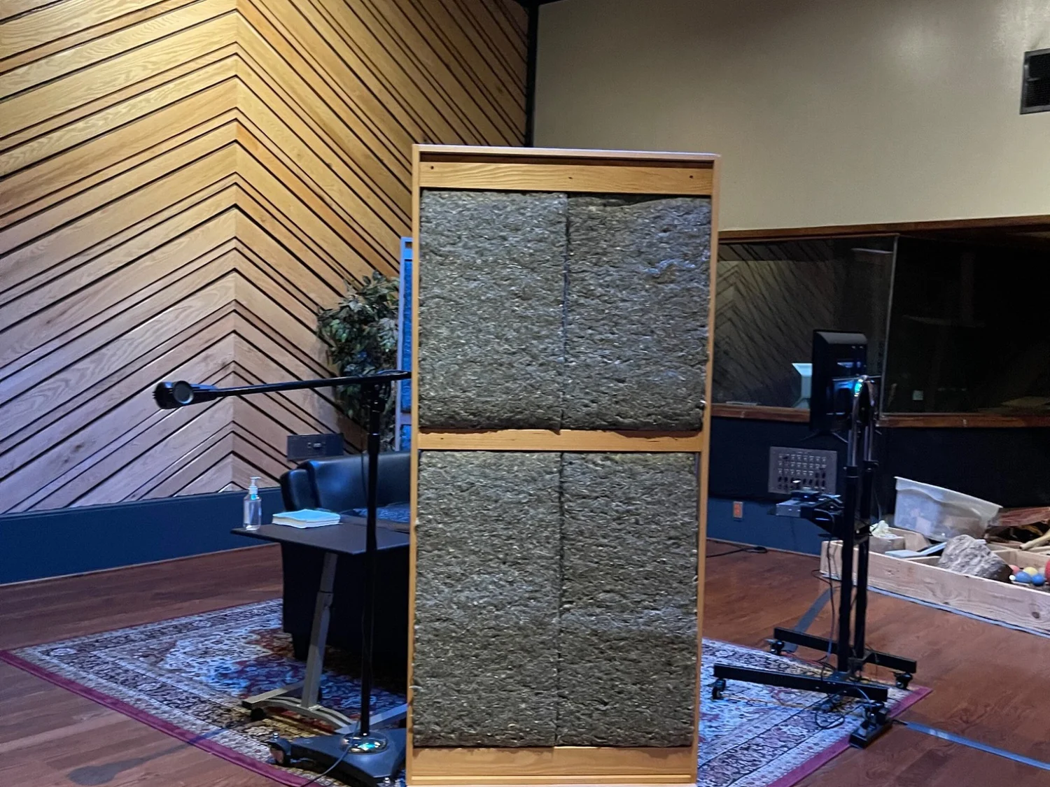 Professional recording or post-production facility photograph.