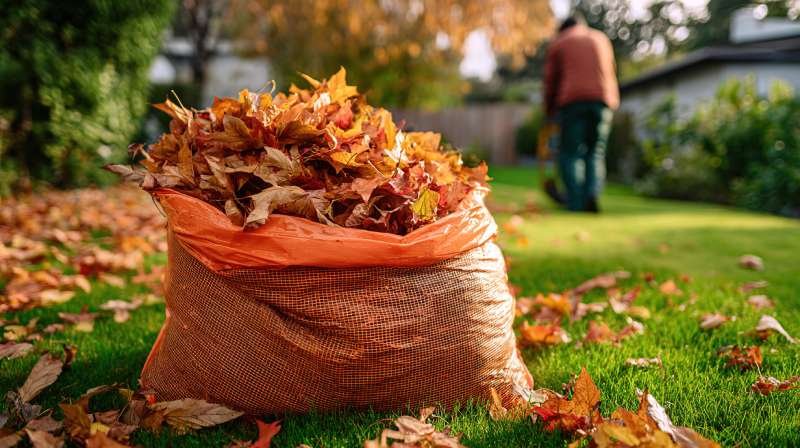 Junk and yard waste loaded for removal
