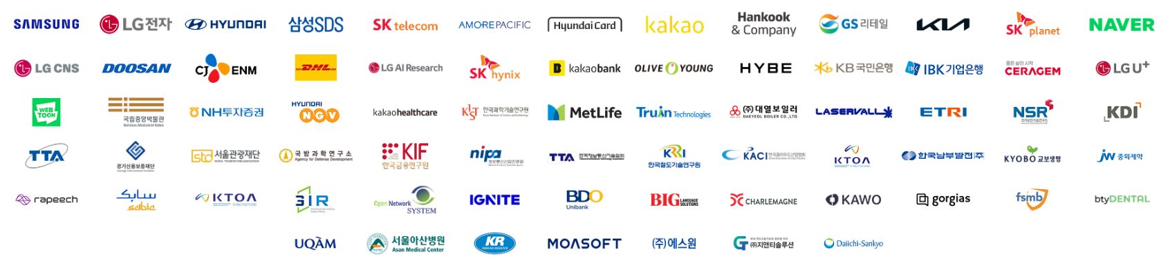Attending Companies at AI Summit Seoul 2025