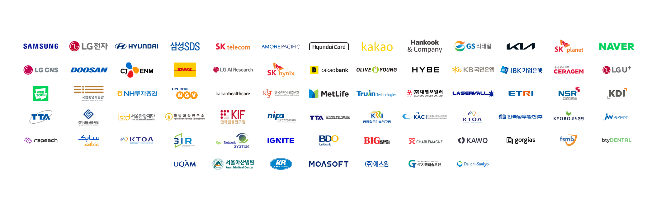 Companies attending AI Summit Seoul & Expo