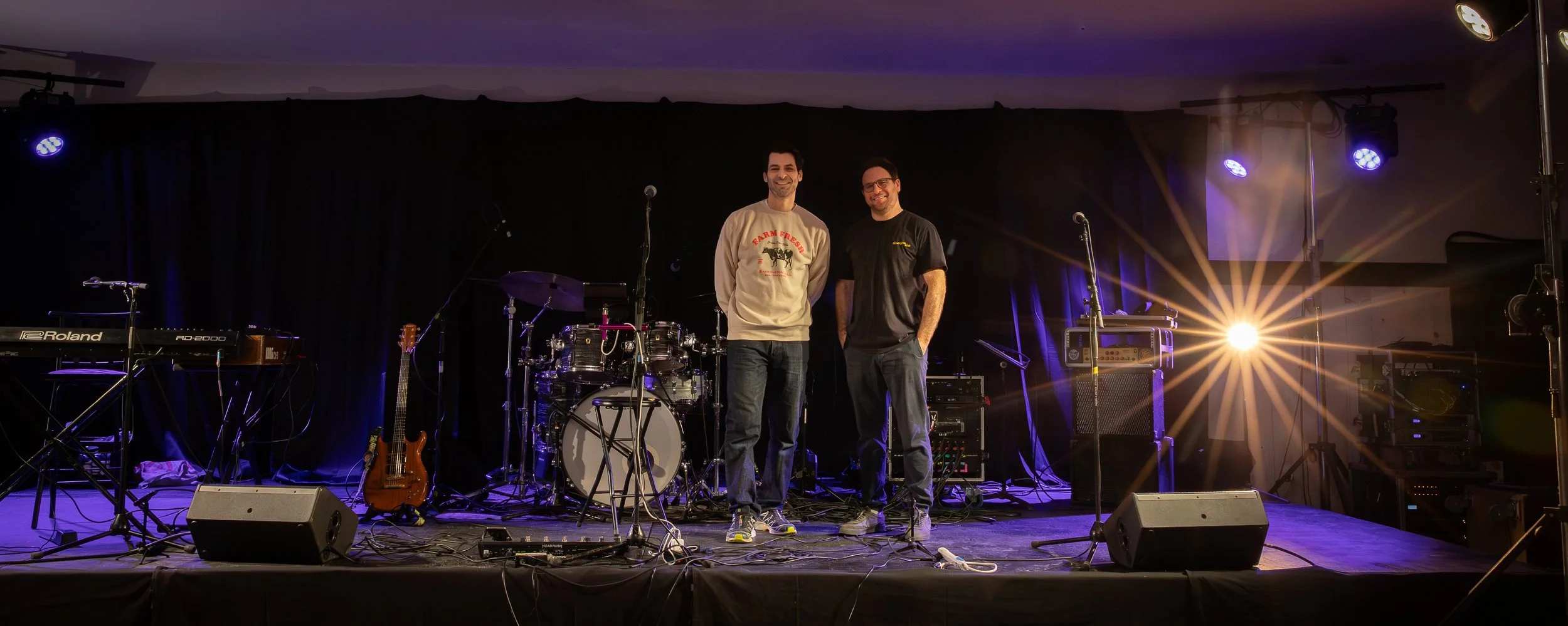 Dan Baker and Daniel Latzman at Barrington Hall