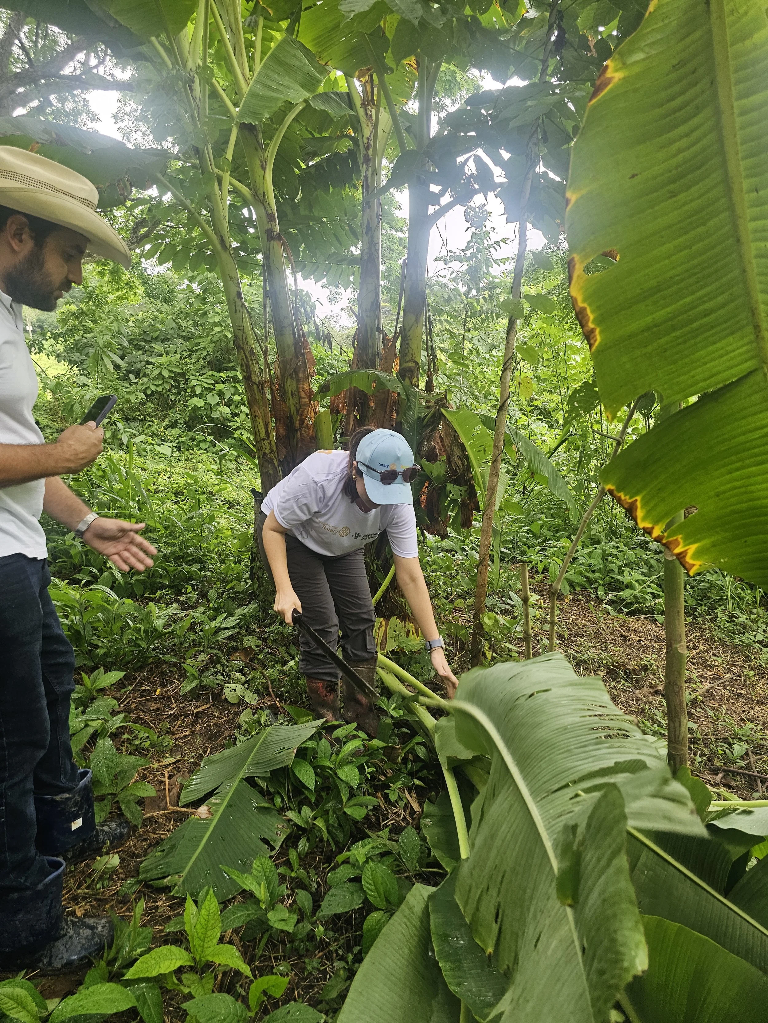 Farmer-promoters and technical staff participating in Farmer Field School training in Manabí.