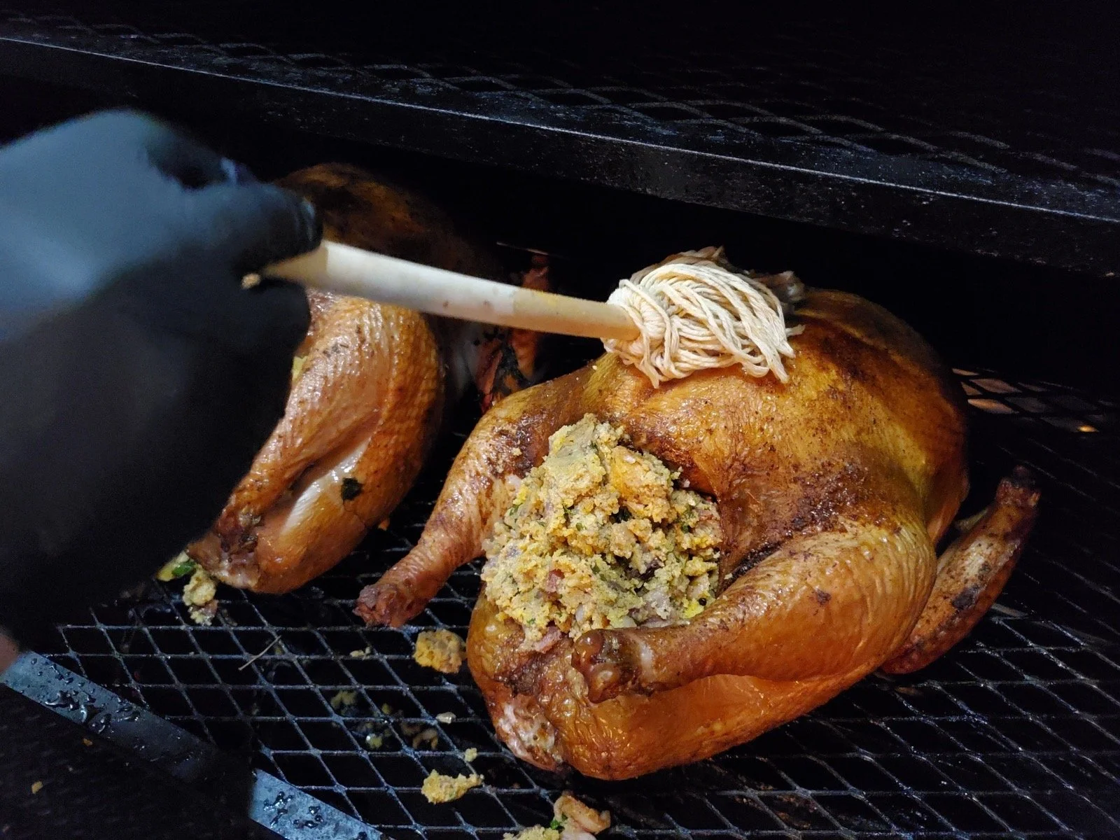 Whole smoked Thanksgiving turkey from Sophie's BBQ