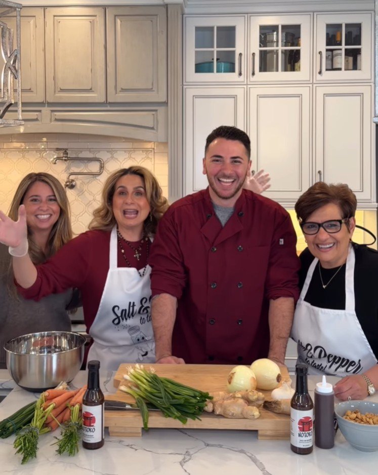 Cakeboss sisters with Chef Chris and Notoko Sauce