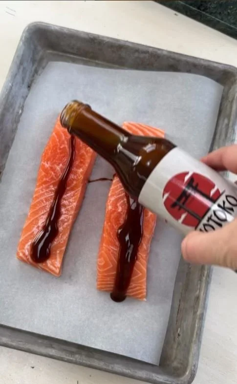 Private Chef Hannah dishingit with Notoko Sauce