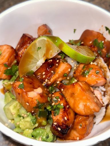 Notoko Soy Sauce Honey Salmon Bowl Recipe