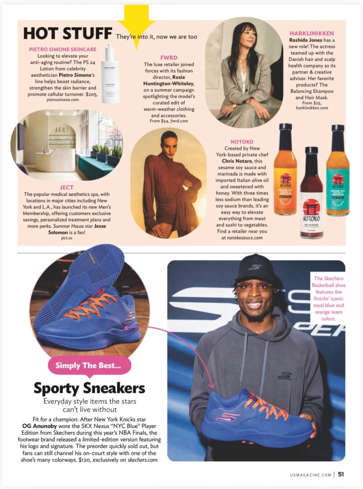 Notoko in Us Weekly