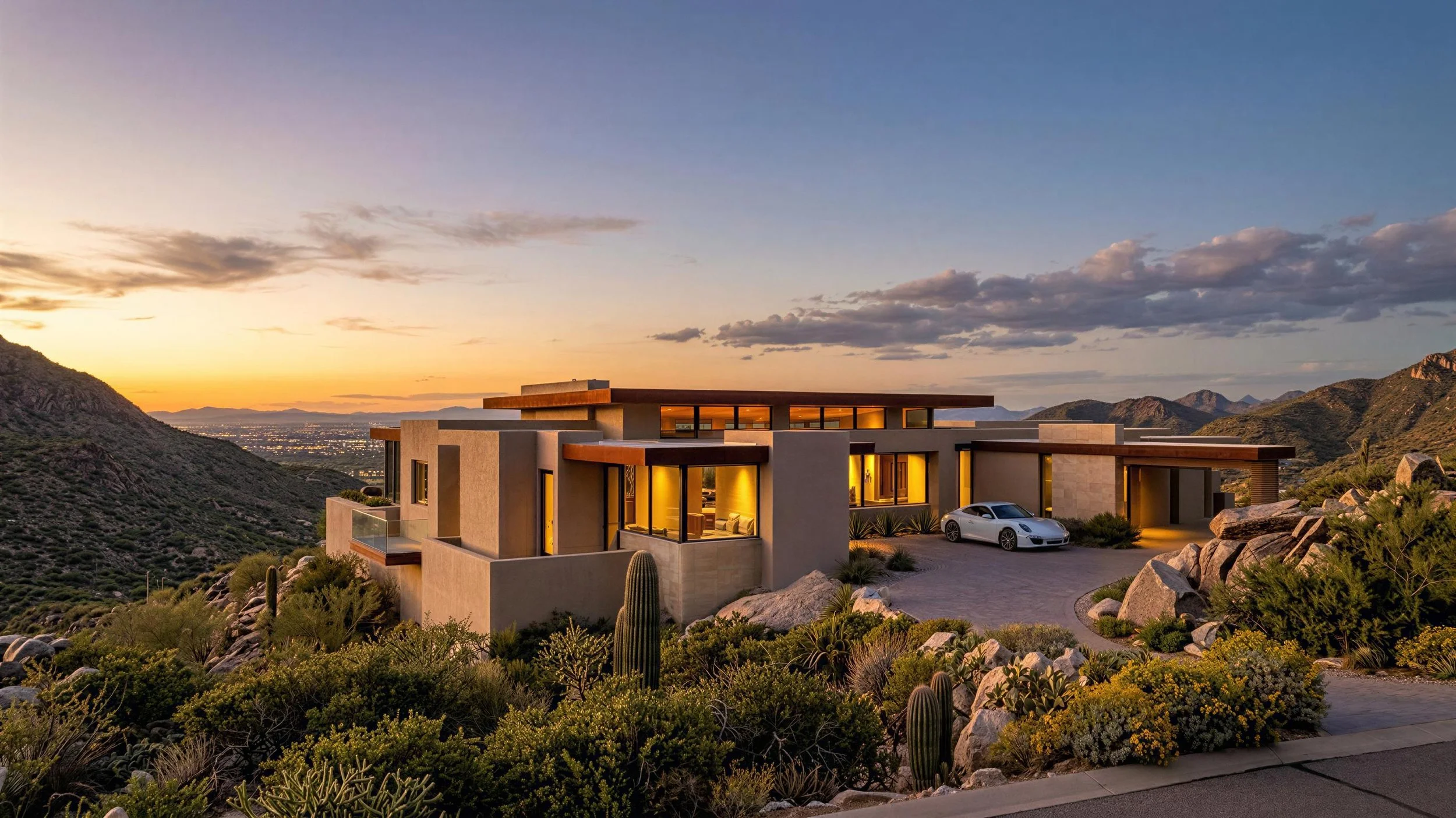 Street view of the Lot 314 residence at Canyon Pass