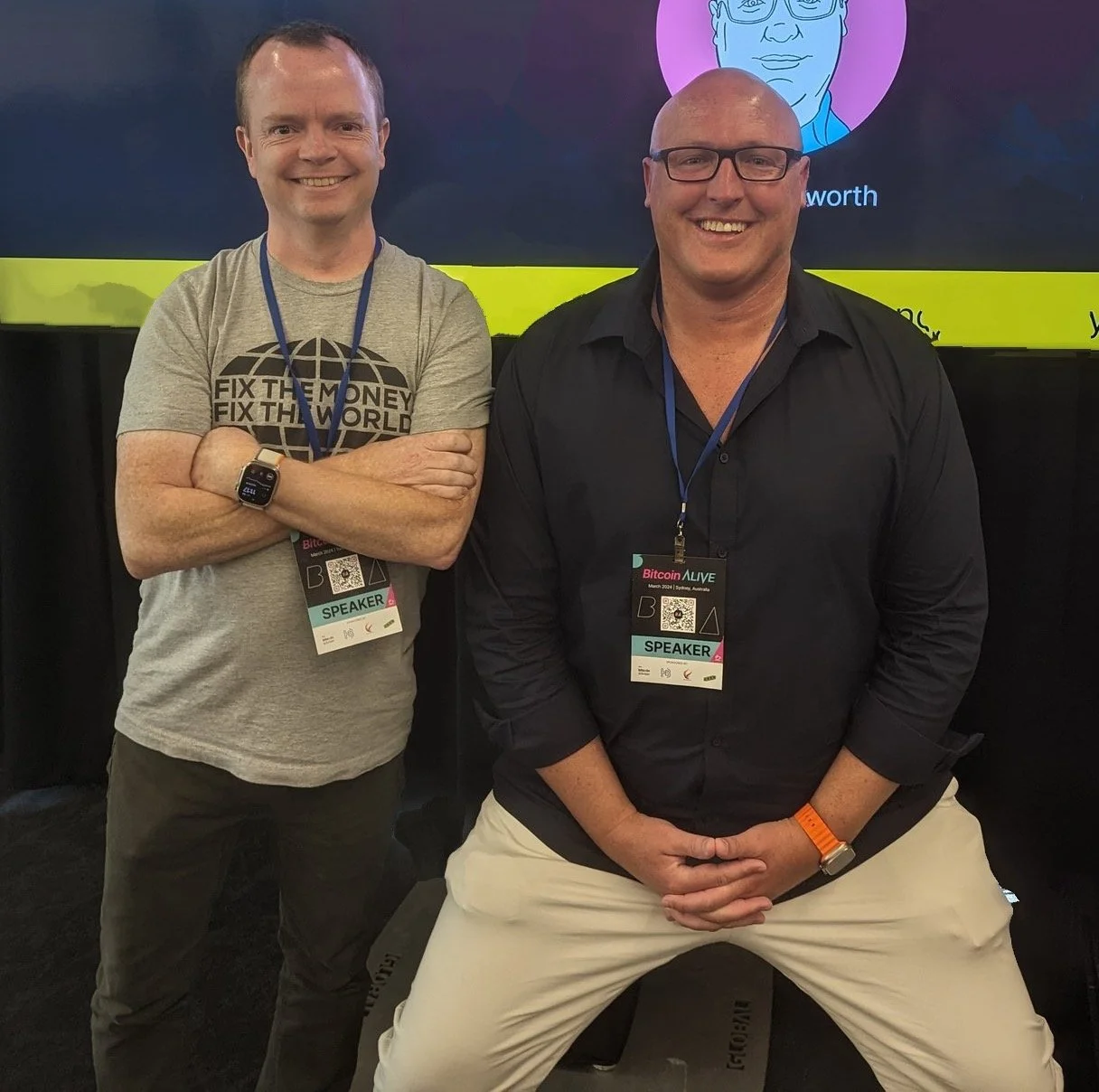 Andy and Peter, founders of The Bitcoin Adviser