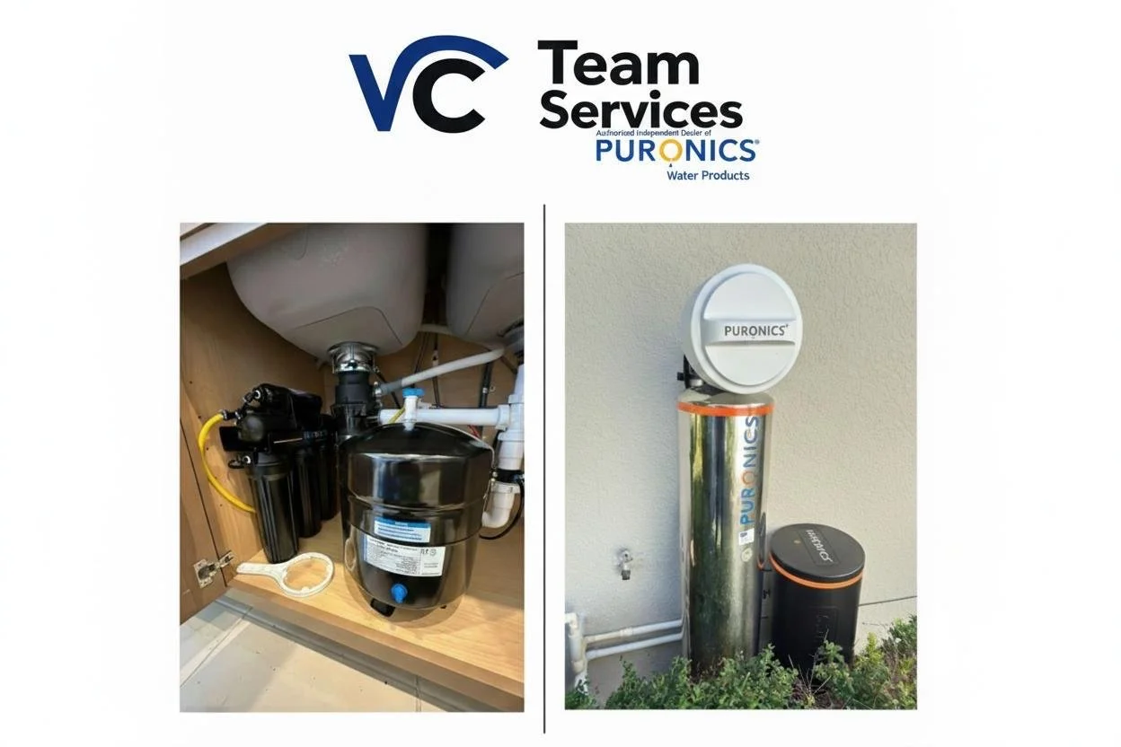 Team VC Services full team with Puronics logo