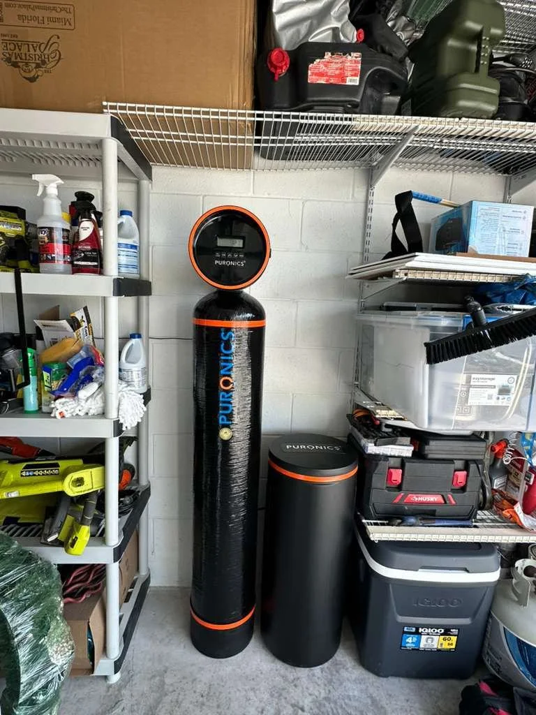 Defender system installed in garage