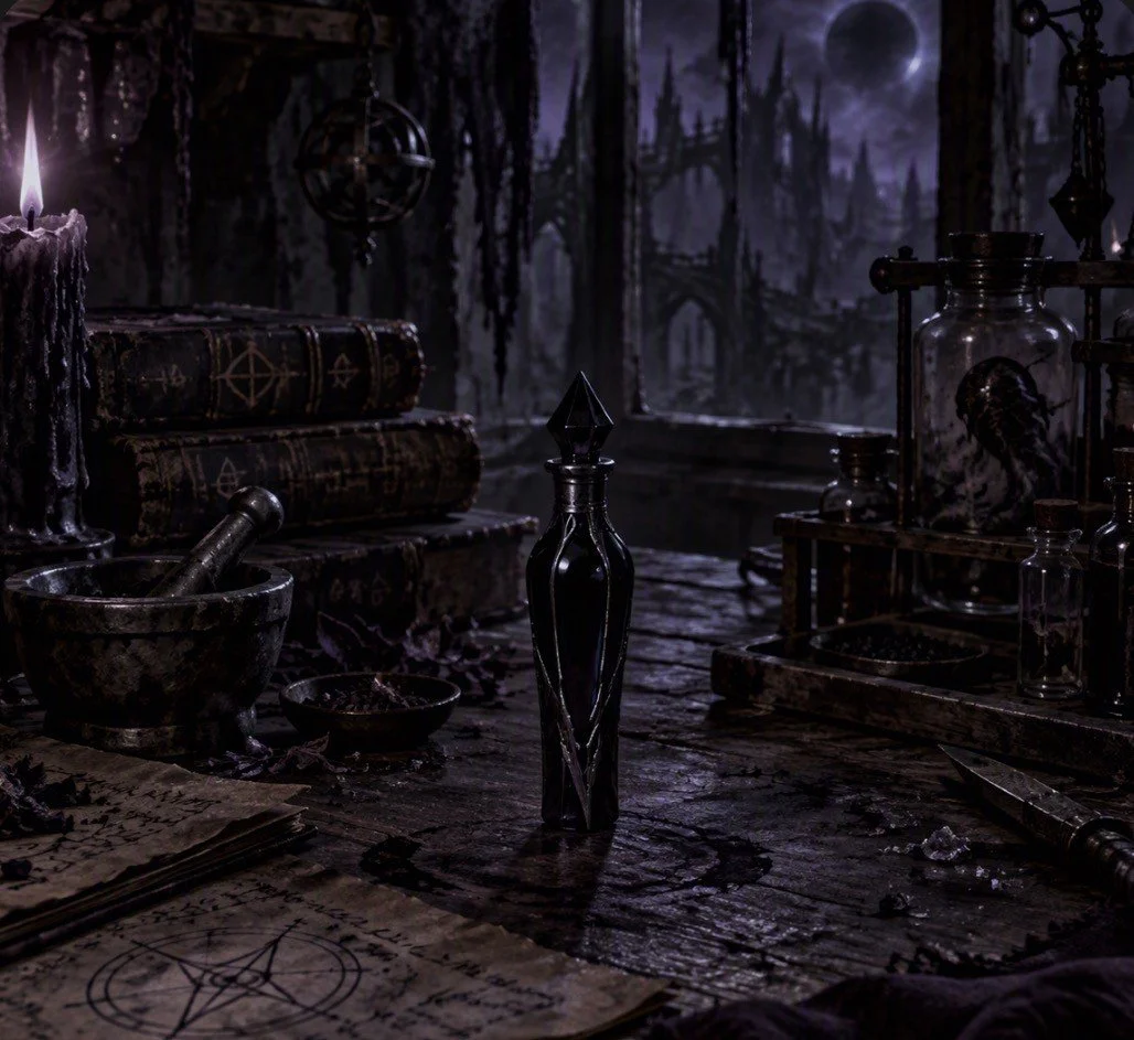 The black vial