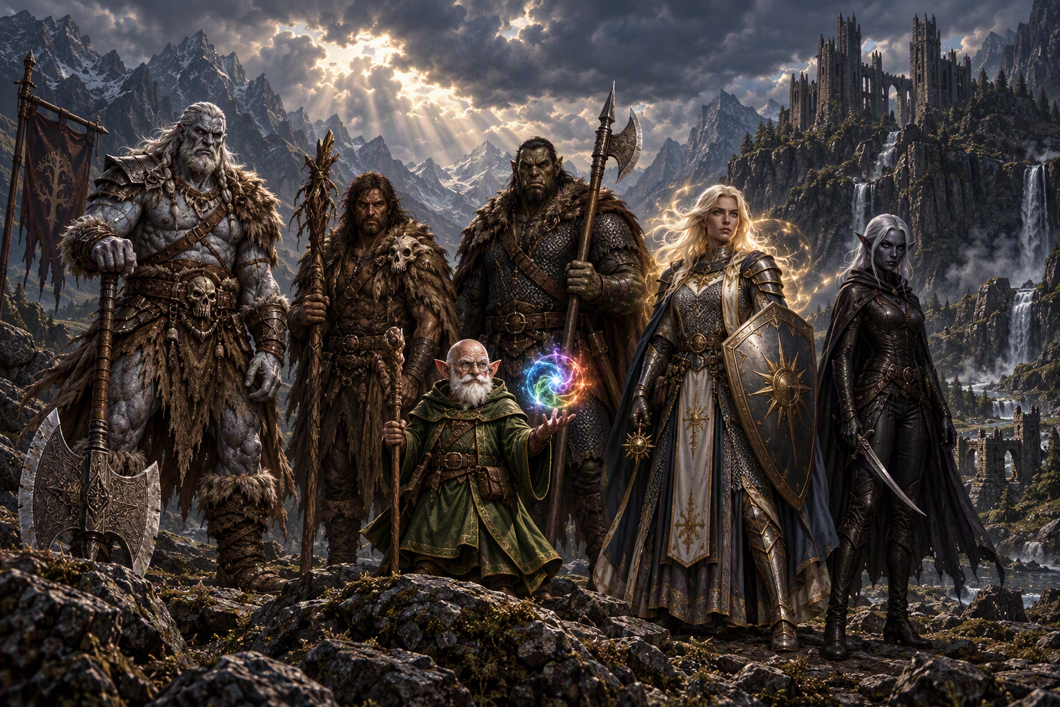 Dungeoneers Inc. party artwork