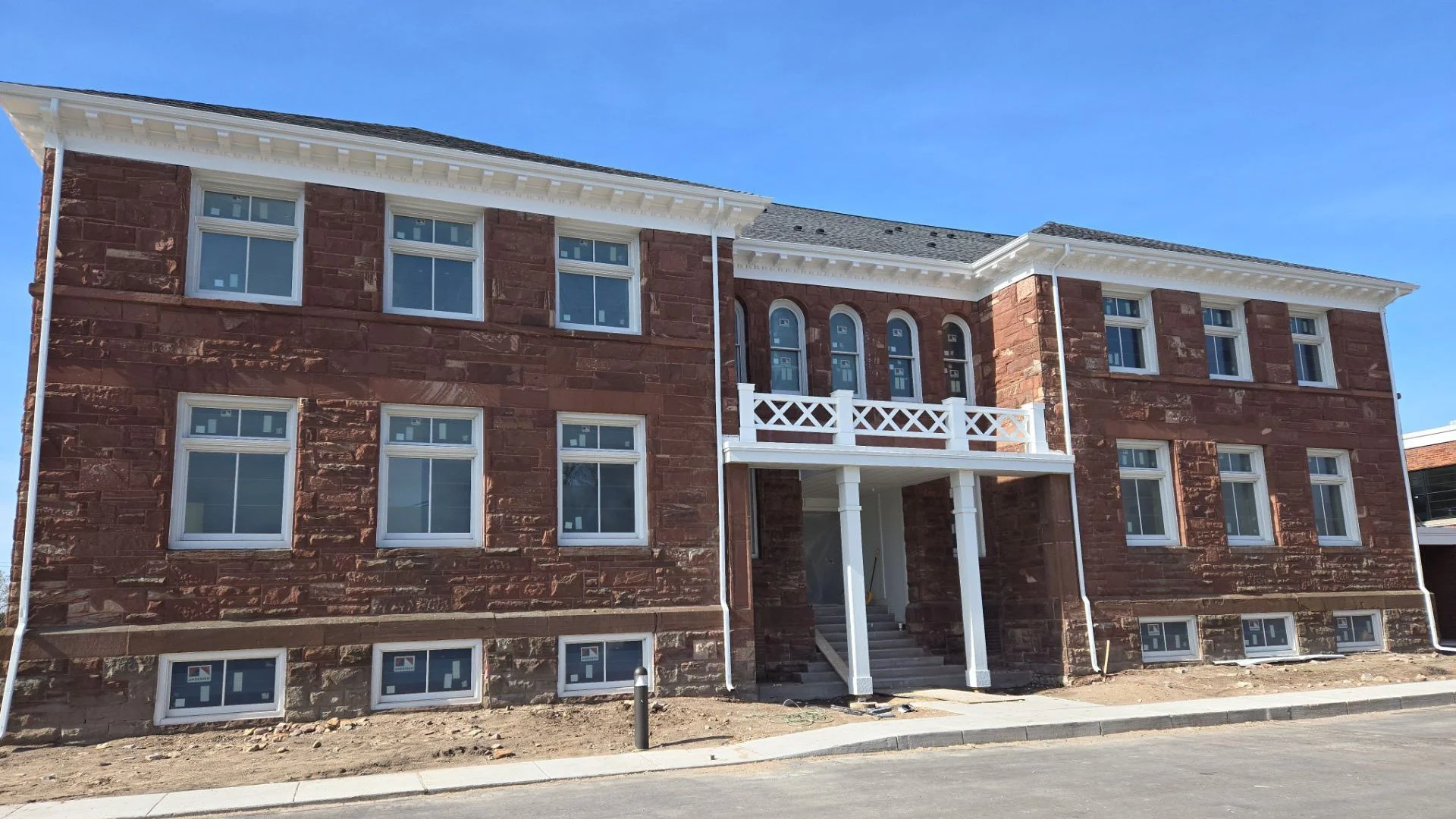 Garfield Landing Sault Ste Marie Michigan exterior transformation