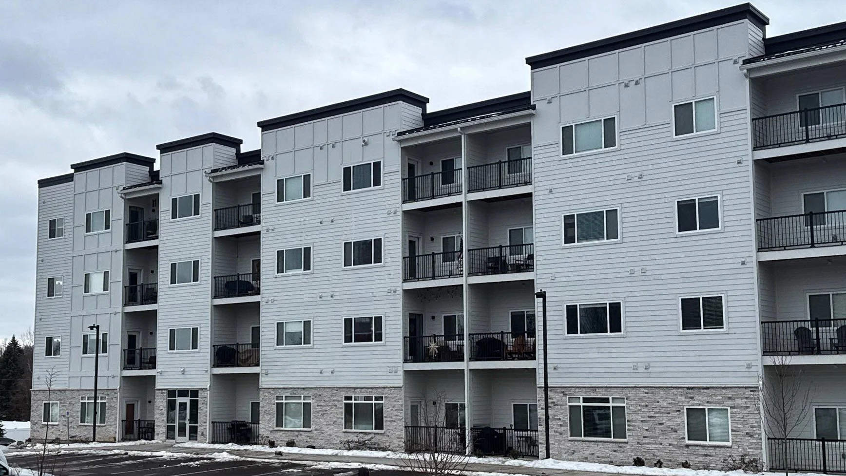 Newton Place Apartments Haslett Michigan exterior project