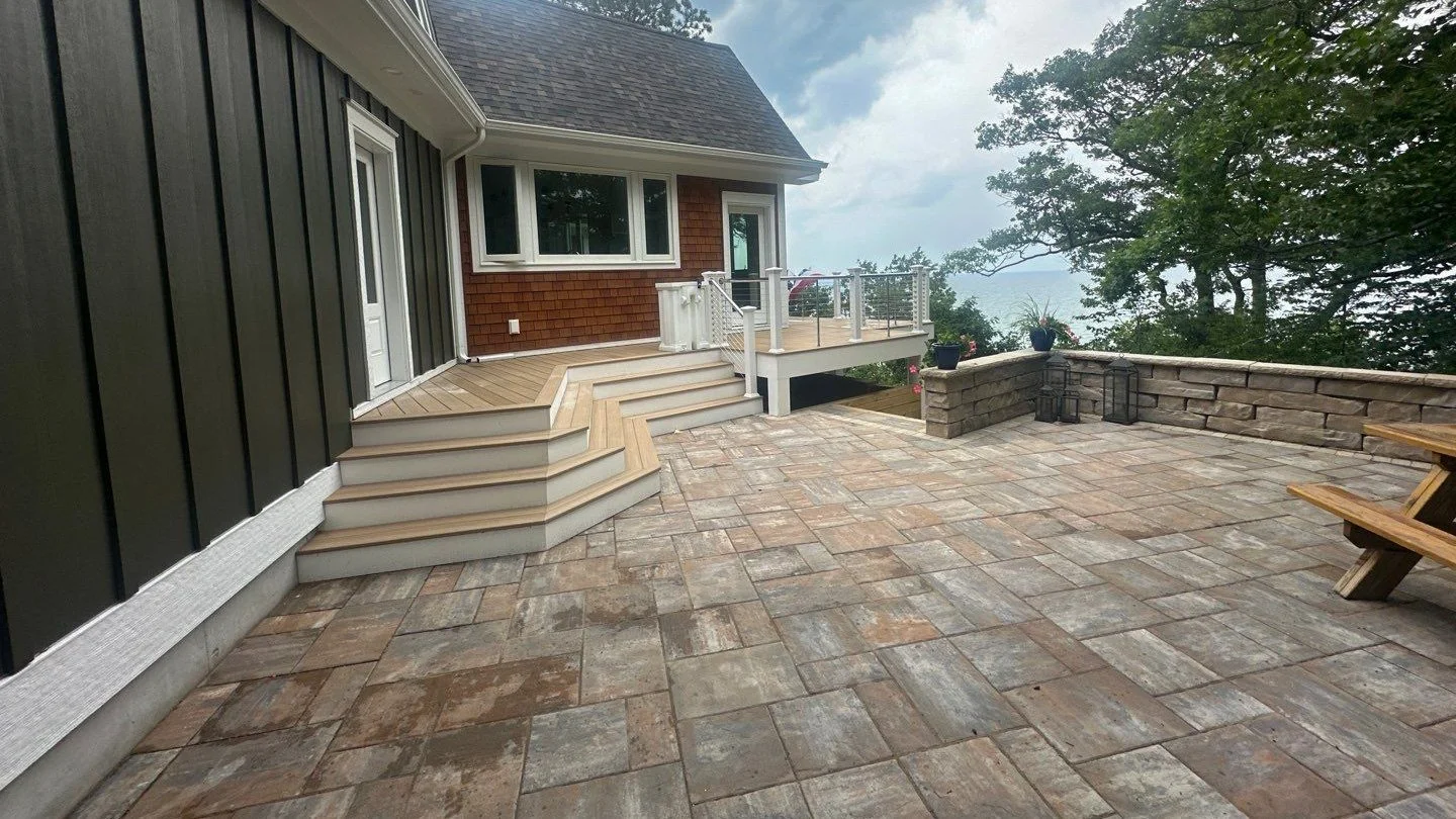 Norton Shores Michigan deck and exterior project