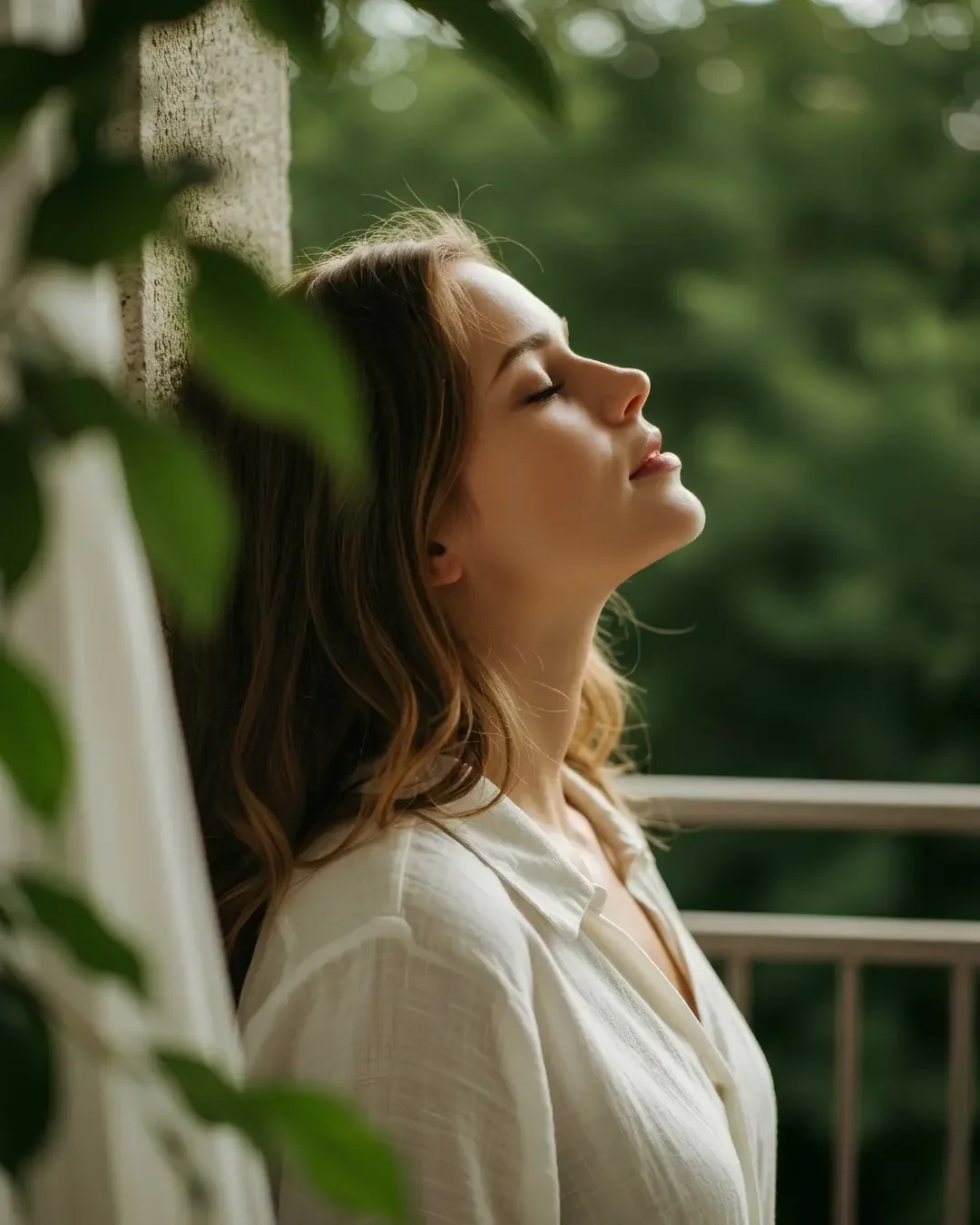 A person in a warm, supportive therapy environment