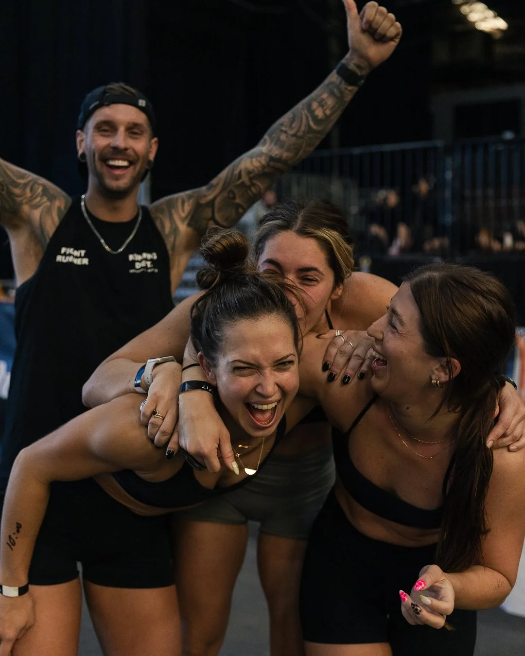 TrailerFit athletes on the competition floor