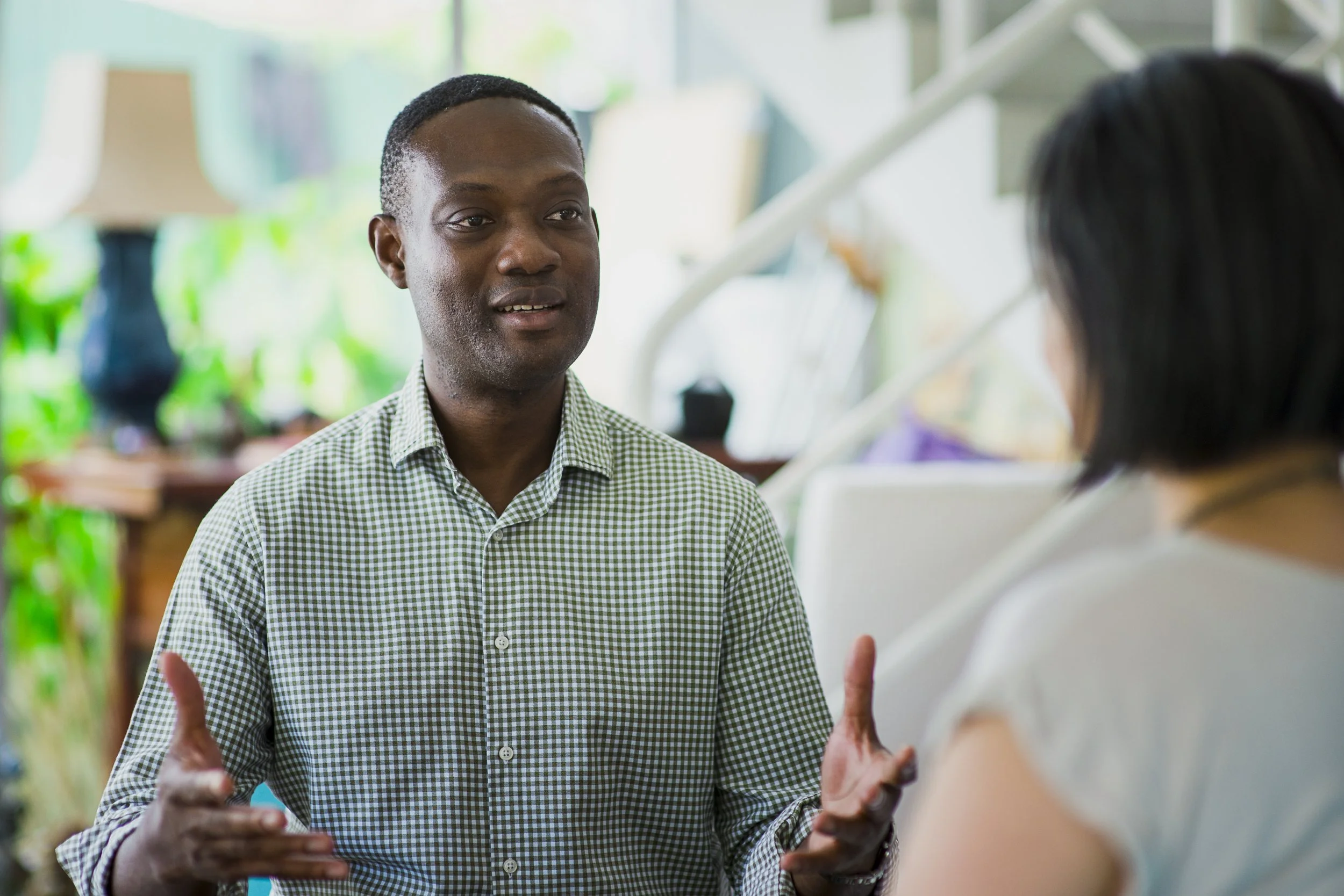 Rudi Doku, Somatic Experiencing Practitioner, in his Elsternwick consulting room