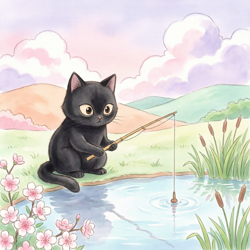 Sakamoto the black cat