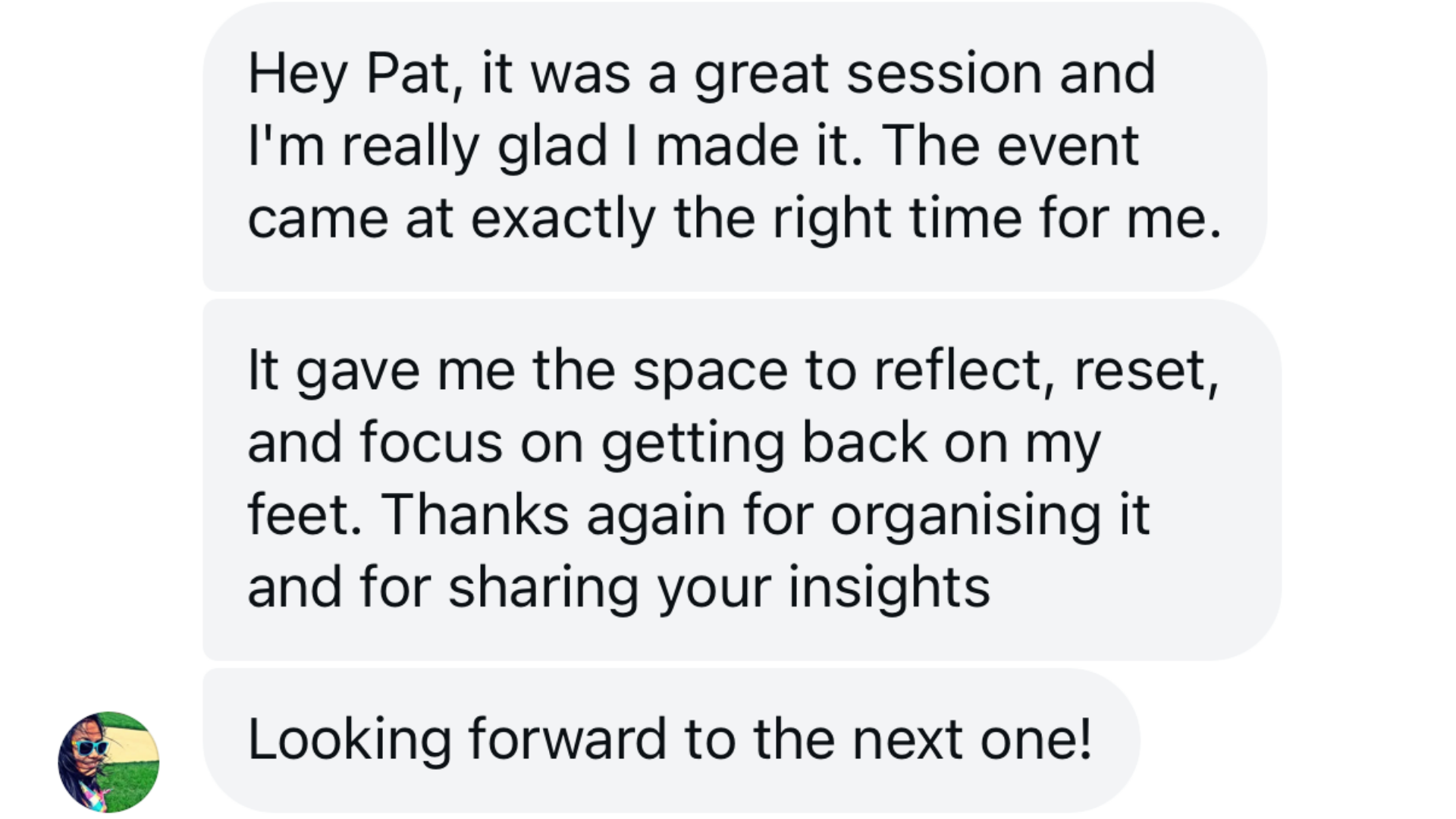 Community message