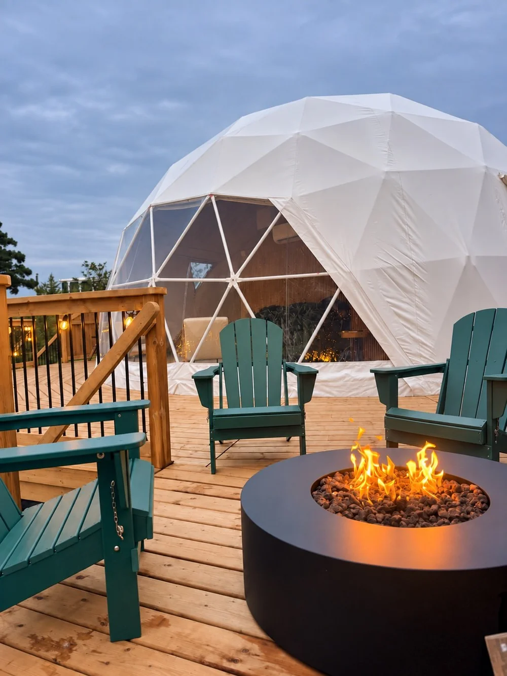 The Flats: Dome and deck