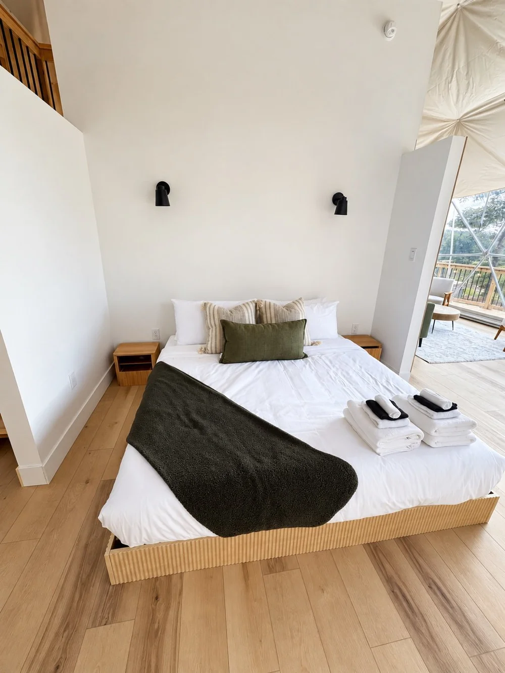The Flats: Main-level bedroom