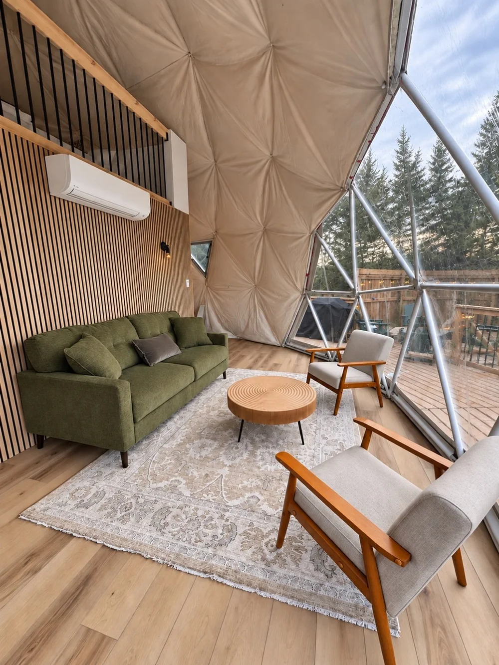 The Flats: Living room and open layout