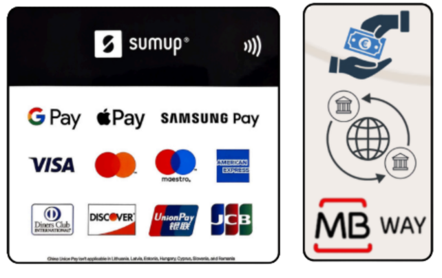 Payment methods accepted