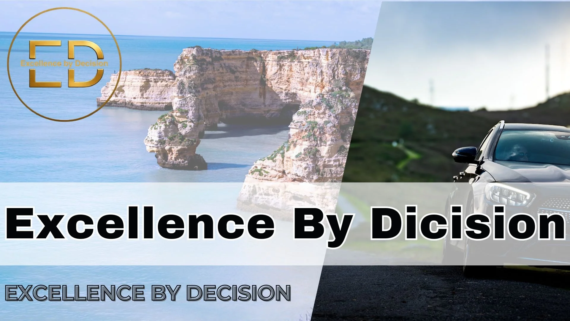 Excellence by Decision standard meet and greet board at Faro Airport arrivals