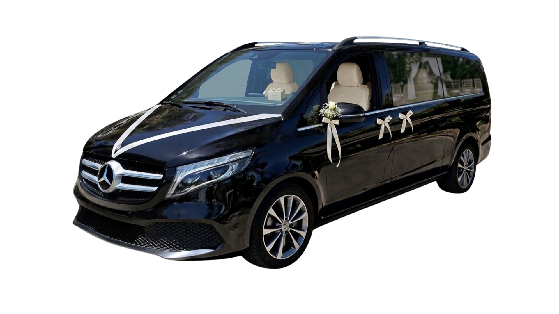 Mercedes V Class for wedding guest transport