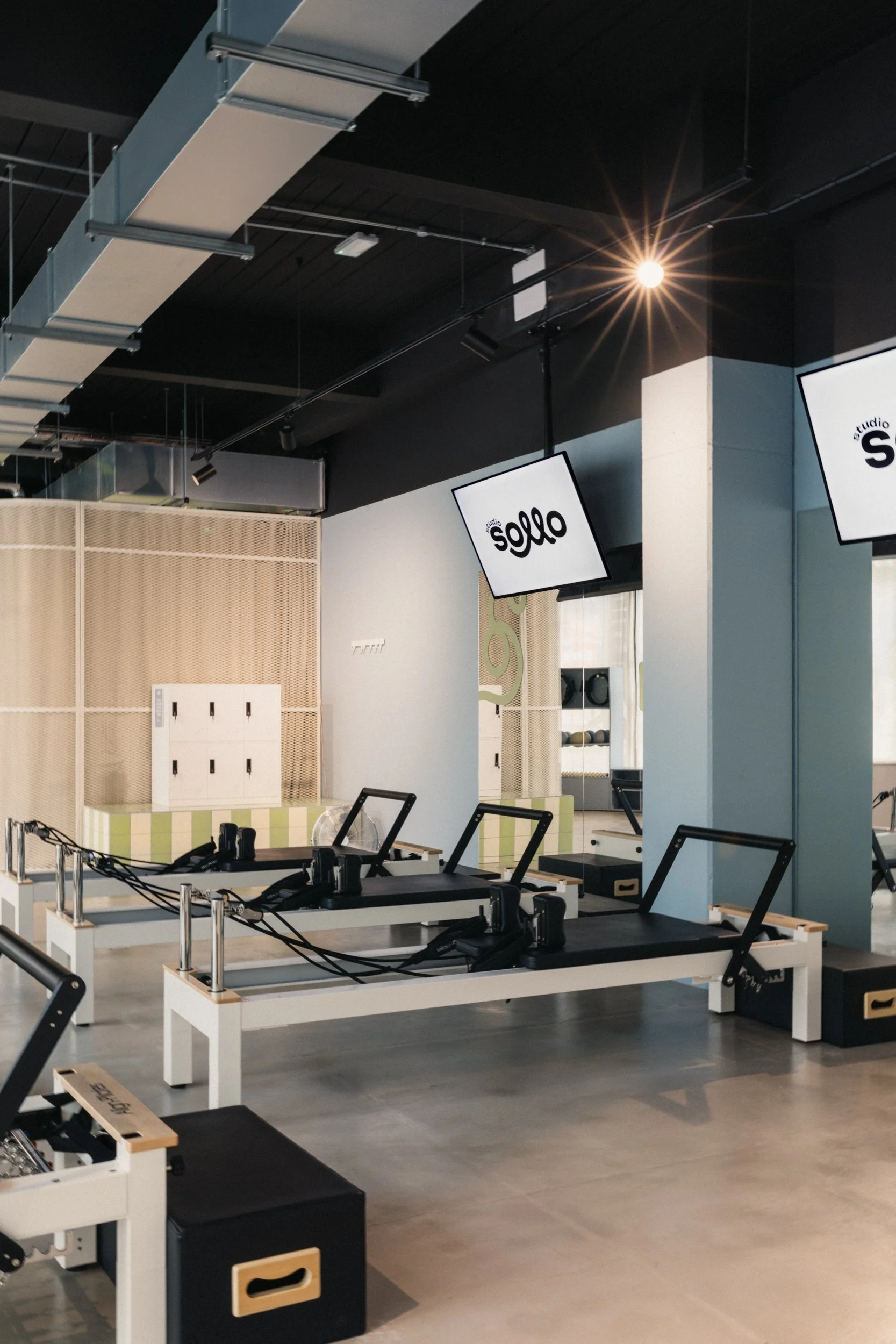 Inside the Studio Sollo reformer studio in Fountainbridge