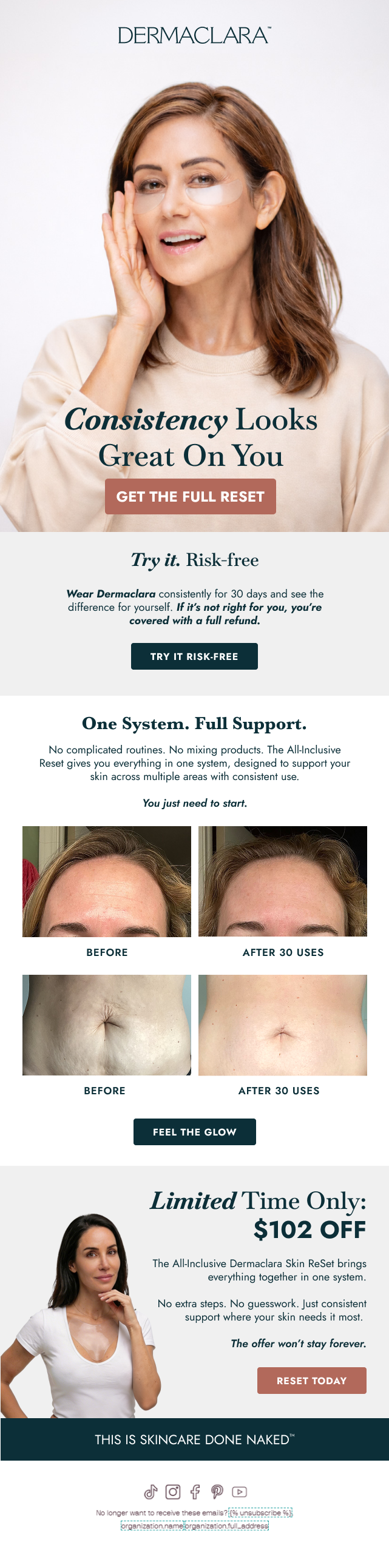 Dermaclara email